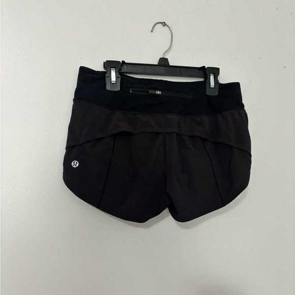 Black lululemon speed up shorts - size 4!!! - Picture 2 of 2